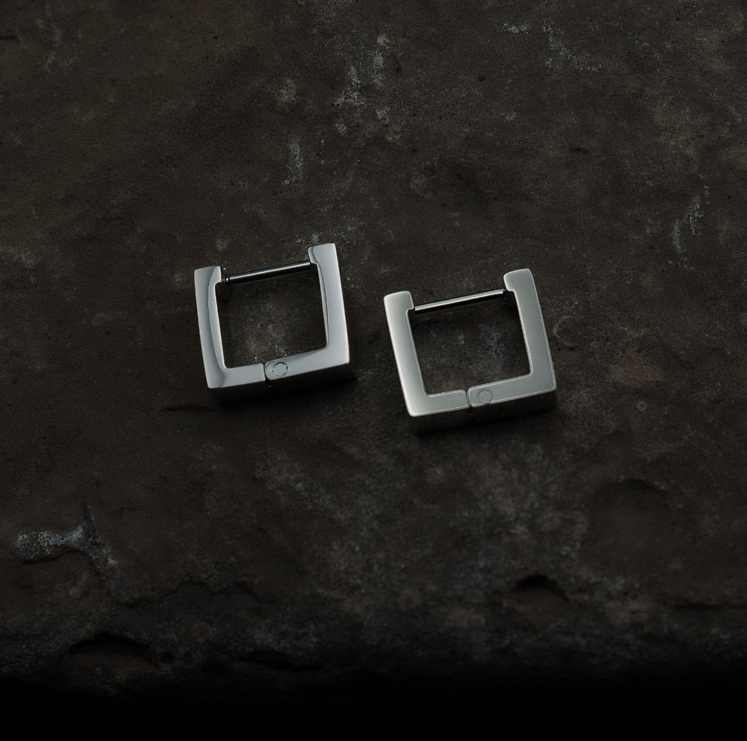 "Dune" Huggie Earrings