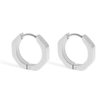 Load image into Gallery viewer, "Hexx" Hoop Earrings