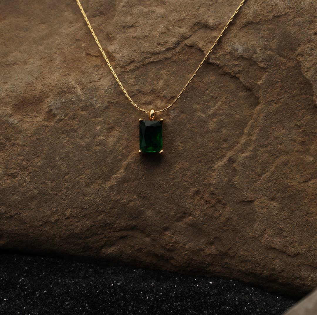 "Giada" Emerald Pendant
