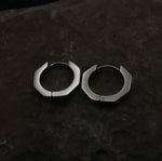 Load image into Gallery viewer, "Hexx" Hoop Earrings