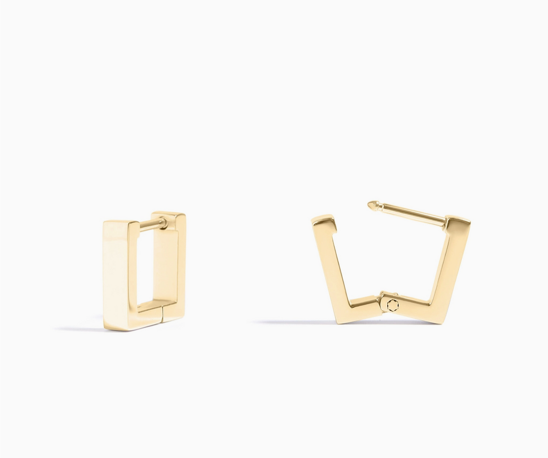 "Dune" Huggie Earrings