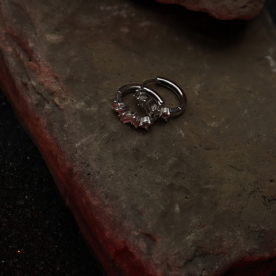 "Lucia" Huggie Earrings