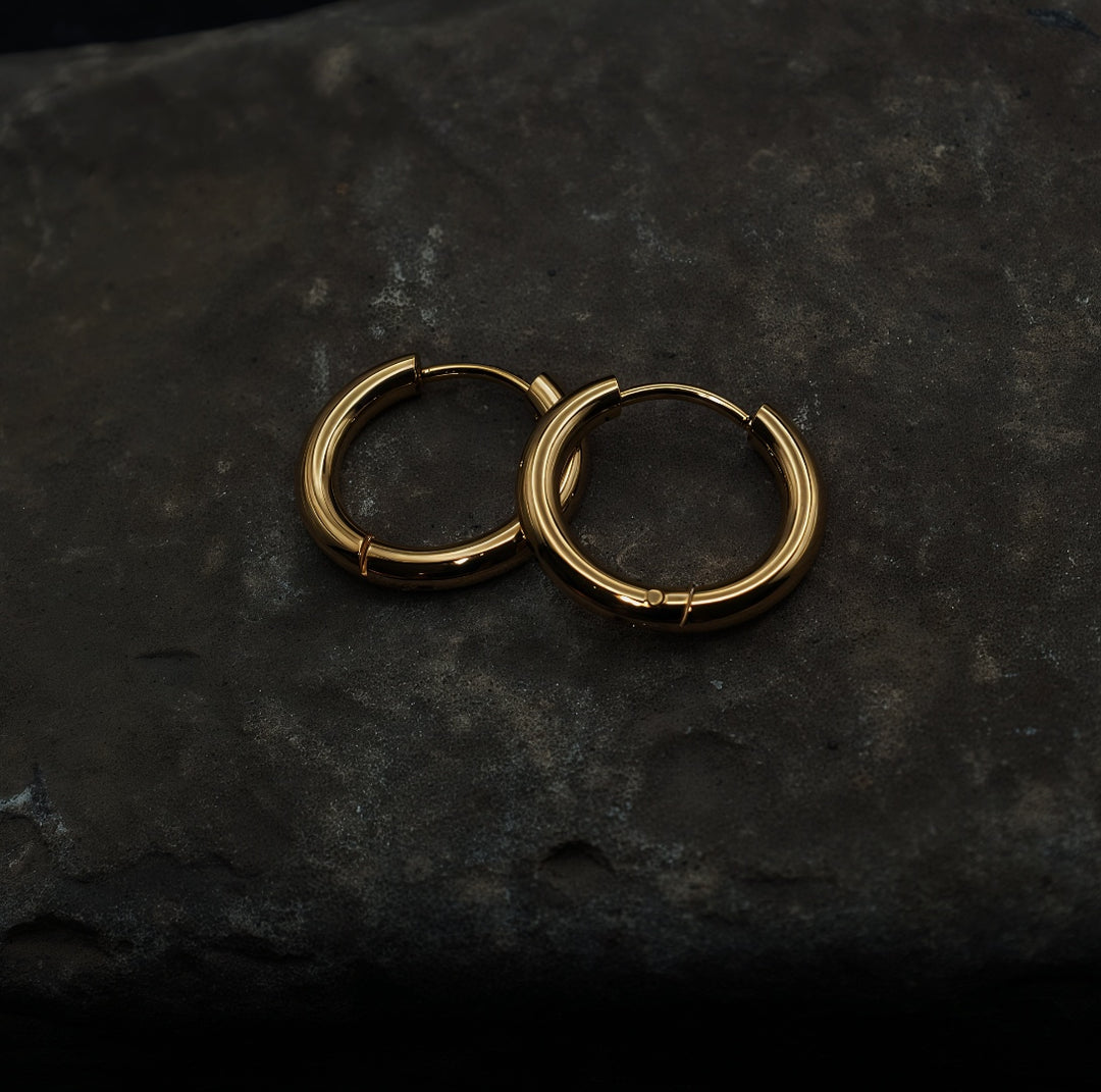 "Tide" Huggie Earrings