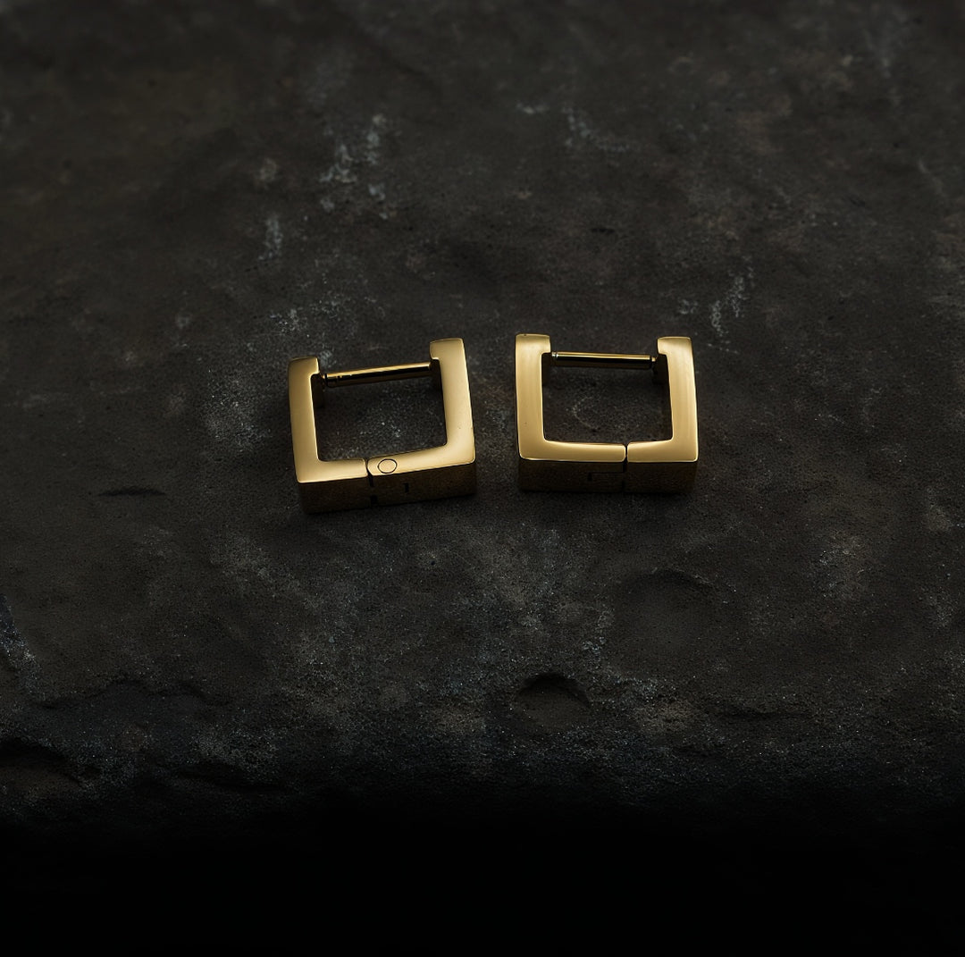 "Dune" Huggie Earrings