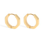 Load image into Gallery viewer, &quot;Hexx&quot; Hoop Earrings
