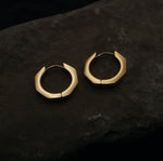 Load image into Gallery viewer, &quot;Hexx&quot; Hoop Earrings
